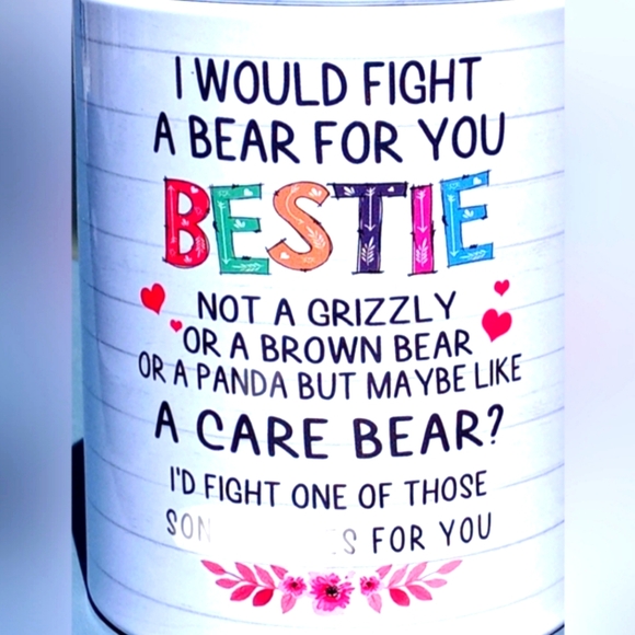 Other - Bestie Candle I would Fight A Bear For You Bestie